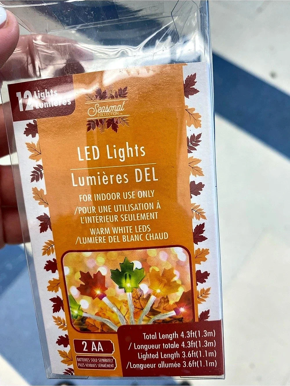 Brand NEW! Canadian Tire Warm White LED Lights 12-Light String Lights